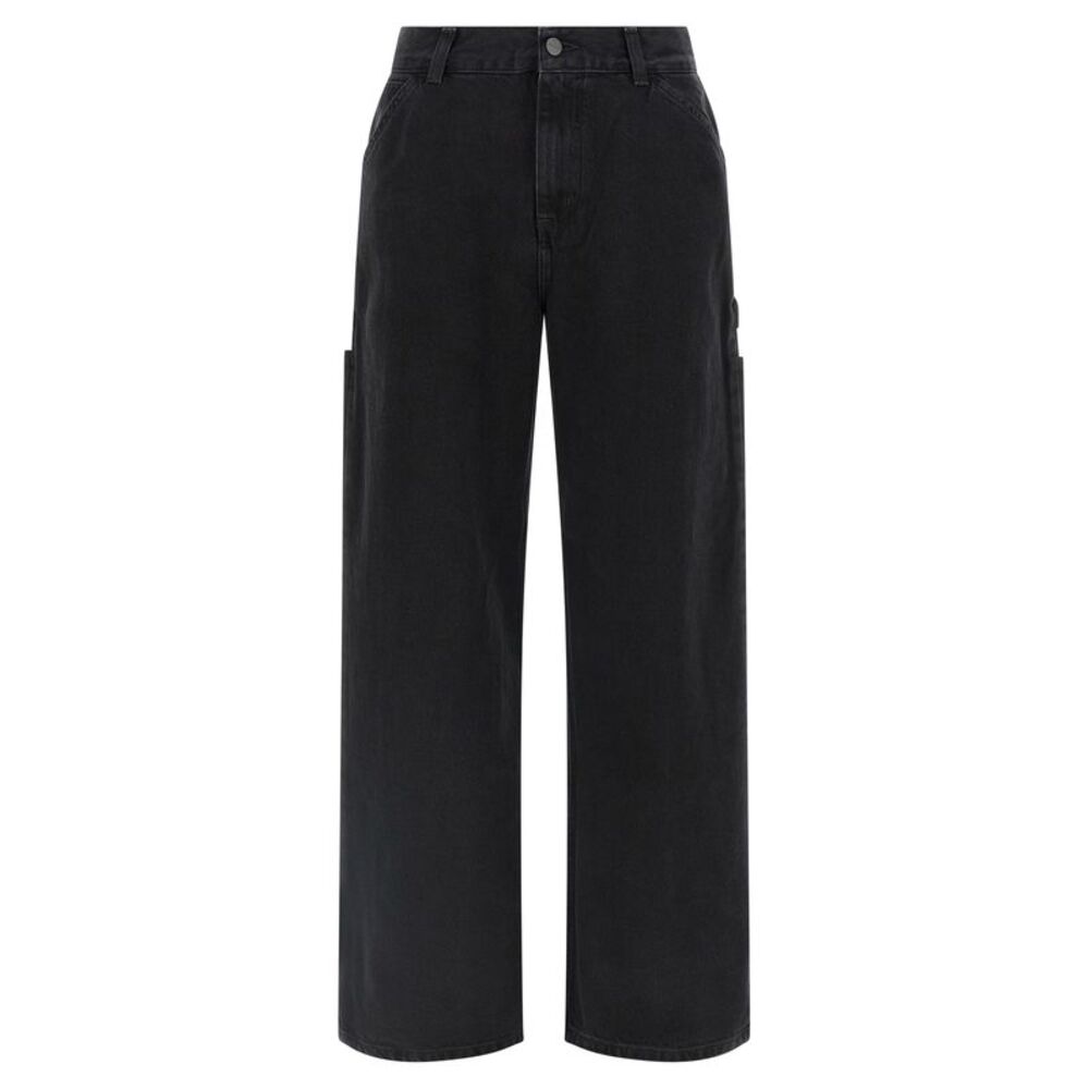 Carhartt Wip Black Cotton High-Waisted Women's Jean